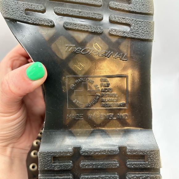 NEW RARE Dr Martens Pascal 1460 Camo combat boots Lace Up 8 Eye MADE IN ENGLAND - Picture 3 of 13